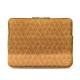 Housse cuir pour Macbook Air 13,3" - Griffe 3 - Or Maïa - Couture