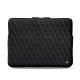 13,3 인치 Macbook Air 가죽 케이스 - Griffe 3 - Negre poudro - Couture
