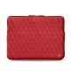Leather case for 13,3" Macbook Air - Griffe 3 - Rouge troupelenc - Couture