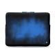 Funda de cuero para Macbook Air 13,3" - Griffe 3 - Bleu Patine