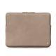 Schitzhülle aus Leder für MacBook Pro 13" - Griffe 3 - Taupe vintage ( Pantone 7530C ) 