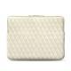 MacbookPro13インチ用のレザーケース - Griffe 3 - Blanc escumo - Couture