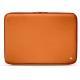 Funda de piel para ordenador portatil 17' - Griffe 2 - Orange ( Nappa - Pantone 1495U ) 