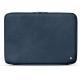 17 인치 휴대용 퍼스널 컴퓨터를위한 가죽 케이스 - Griffe 2 - Jean vintage ( Roughtcut - Pantone 285U  ) 