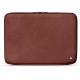 Leather sleeve for 17' laptop - Griffe 2 - Passion vintage ( Glutton - Red ) 