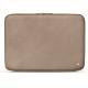 Funda de piel para ordenador portatil 17' - Griffe 2 - Taupe vintage ( Pantone 7530C ) 