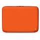 ノートPC、17インチ用レザーケース - Griffe 2 - Orange fluo