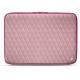 17 인치 휴대용 퍼스널 컴퓨터를위한 가죽 케이스 - Griffe 2 - Rose - Couture ( Nappa - Pantone 2365C ) 