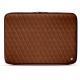 ノートPC、17インチ用レザーケース - Griffe 2 - Marron - Couture ( Nappa - Pantone 1615C ) 