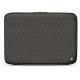 Capa em pele para computador portátil 17' - Griffe 2 - Anthracite - Couture ( Pantone 424C ) 