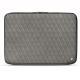 ノートPC、17インチ用レザーケース - Griffe 2 - Acier vintage - Couture