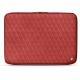 Funda de piel para ordenador portatil 17' - Griffe 2 - Cerise vintage - Couture