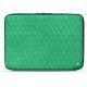 Funda de piel para ordenador portatil 17' - Griffe 2 - Menthe vintage - Couture