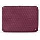 Housse cuir pour ordinateur portable 17' - Griffe 2 - Prune vintage - Couture