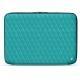 ノートPC、17インチ用レザーケース - Griffe 2 - Bleu fluo - Couture