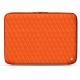 Custodia in pelle per computer portatile 17' - Griffe 2 - Orange fluo - Couture