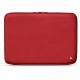 Funda de piel para ordenador portatil 17' - Griffe 2 - Rouge troupelenc