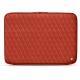 Leather sleeve for 17' laptop - Griffe 2 - Arange clouquié - Couture