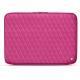 Notebook-Lederschutzhülle 17' - Griffe 2 - Rose BB - Couture