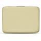 Funda de piel para ordenador portatil 17' - Griffe 2 - Beige PU