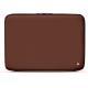 Funda de piel para ordenador portatil 17' - Griffe 2 - Marron délicat