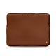 Schitzhülle aus Leder für MacBook 12" - Griffe 3 - Marron ( Nappa - Pantone 1615C ) 