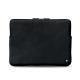 Schitzhülle aus Leder für MacBook 12" - Griffe 3 - Dark vintage ( Roughtcut - Black#5256 ) 