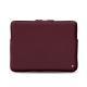 Schitzhülle aus Leder für MacBook 12" - Griffe 3 - Lie de vin ( Pantone 5115C ) 