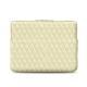 Capa em pele para Macbook 12" - Griffe 3 - Ivoire - Couture ( Sleek P C12 - White ) 