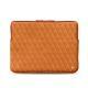 Leather case for 12" Macbook - Griffe 3 - Mandarine vintage - Couture