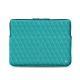 12 인치 Macbook 가죽 케이스 - Griffe 3 - Bleu fluo - Couture