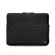 Funda de cuero para Macbook 12" - Griffe 3 - Negre poudro - Couture