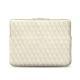Macbook12インチ用のレザーケース - Griffe 3 - Blanc escumo - Couture