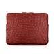 Housse cuir pour Macbook 12" - Griffe 3 - Autruche ciliegia