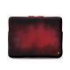 Macbook12インチ用のレザーケース - Griffe 3 - Rouge Patine