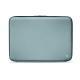 Leather sleeve for 8' laptop - Griffe 2 - Bleu ciel ( Nappa - Pantone 277C ) 