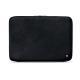 Leather sleeve for 8' laptop - Griffe 2 - Dark vintage ( Roughtcut - Black#5256 ) 