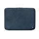 Funda de piel para ordenador portatil 8' - Griffe 2 - Jean vintage ( Roughtcut - Pantone 285U  ) 