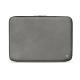 Leather sleeve for 8' laptop - Griffe 2 - Acier vintage ( Pantone 403C ) 