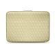 Funda de piel para ordenador portatil 8' - Griffe 2 - Beige - Couture ( Nappa - Pantone 7502C ) 