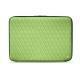 Housse cuir pour ordinateur portable 8' - Griffe 2 - Vert olive - Couture ( Nappa - Pantone 578U ) 