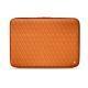 Custodia in pelle per computer portatile 8' - Griffe 2 - Orange - Couture ( Nappa - Pantone 1495U ) 