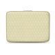 Notebook-Lederschutzhülle 8' - Griffe 2 - Ivoire - Couture ( Sleek P C12 - White ) 
