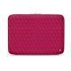 Funda de piel para ordenador portatil 8' - Griffe 2 - Rose fluo - Couture