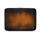 Leather sleeve for 8' laptop - Griffe 2 - Marron Patine