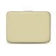 Leather sleeve for 8' laptop - Griffe 2 - Beige PU