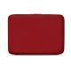 Leather sleeve for 8' laptop - Griffe 2 - Rouge PU