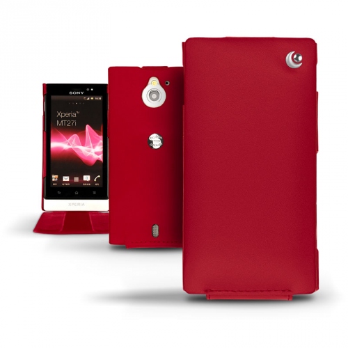                                                         Sony Xperia Sola  leather case
                                                      