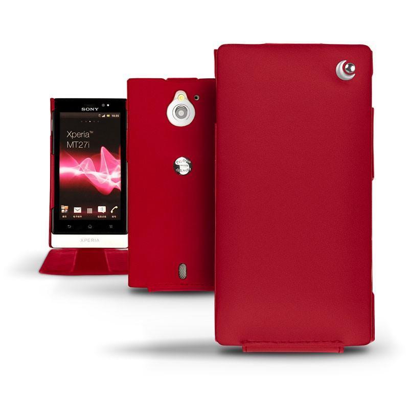 Custodia in pelle Sony Xperia Sola 