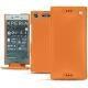 Capa em pele Sony Xperia XZ1 - Orange ( Nappa - Pantone 1495U ) 